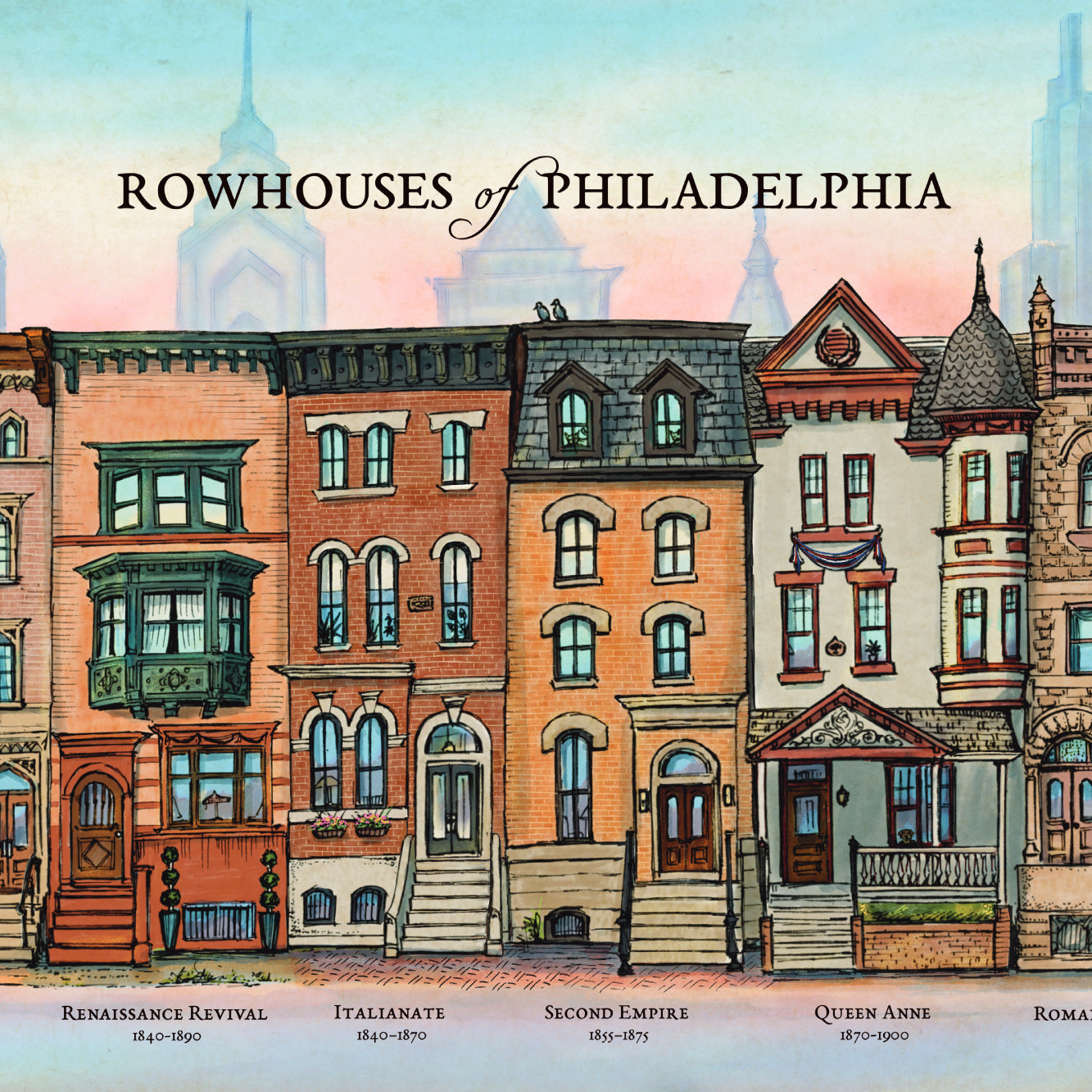 Rowhouses of Philadelphia: A Limited Edition Print